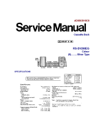 Technics - RSDV-290-EG - Service manual 